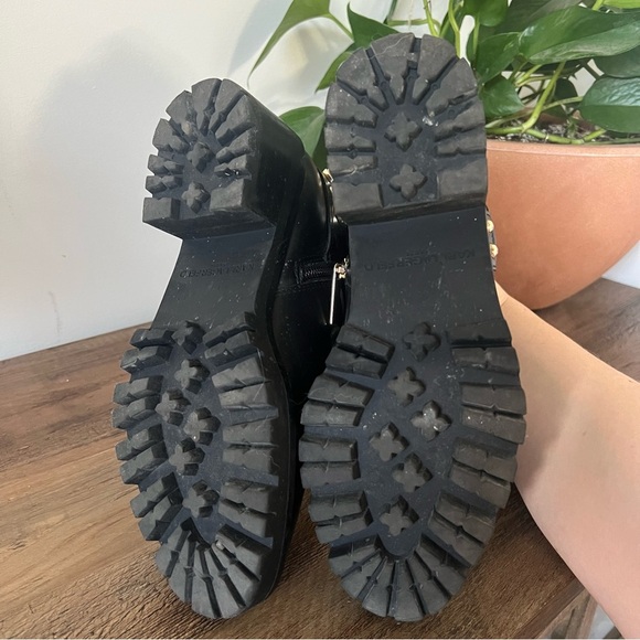 Karl Lagerfeld Paris Pixie Embellishment Moto Boots - Picture 10 of 10